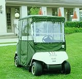 New! The Buggy Cover Deluxe Golf Cart Cover w/Roll-Away Windshield - Green