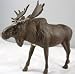 Full Bodied Cast Iron Moose Statue