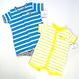 Carter's カーターズ ベビー ロンパース ブルー 6ヶ月＝61-67cm