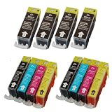 51k4QHRjNML. SL160  Sophia Global Compatible Ink Cartridge Replacement for Canon PGI 225 CLI 226 (4 Large Black, 2 Small Black, 2 Cyan, 2 Magenta, 2 Yellow)