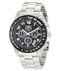 Invicta Men's 10701 Speedway Chronograph Black Dial Stainless Steel Watch