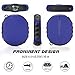 Dostyle 8000mAh External Battery Power Bank, Portable Charger Backup Pack with LED Light & Compass for Smartphones Tablet and More (Blue)