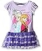 Disney Girls' Frozen Elsa and Anna Tulle Skirt Bow Dress