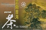 Save on Yunnan Pu Erh Natural Black Tea - 100 Individually Wrapped Tea Bags - 7.0 Oz by PierMall Teas