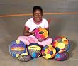Set of 6 - Gripper Balls - 8-1/2" (21.6cm) Volleyball