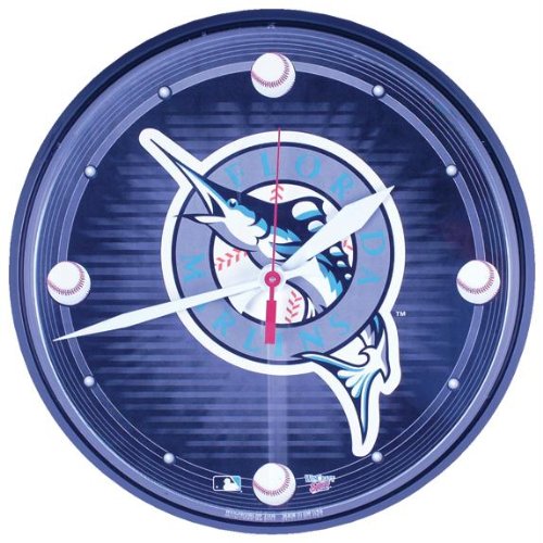 Florida Marlins - Logo Wall Clock