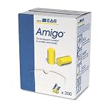 Aearo EAR : EAR Classic Small Ear Plugs in Pillow Paks, PVC Foam, Yellow, 200 Pairs/Box -:- Sold as 2 Packs of - 200 - / - Total of 400 Each