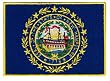 New Hampshire State Flag Embroidered Patch Iron-On NH Emblem