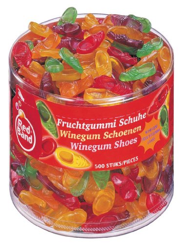 Red Band Fruchtgummi Schuhe 500St Mit natürlichen Farbstoffen