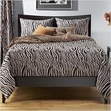 Zebra Zen Duvet Set Size: California King