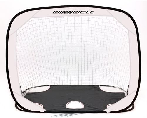 New - Winnwell Hockey 54" Pop-Up Hockey Net with Target