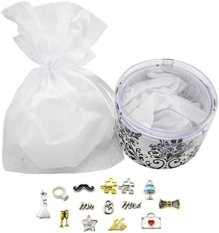 Wedding 14 pcs floating charms collection gift set with FREE gift box (Wedding)