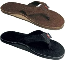 Rainbow Sandals Men Hemp Single Layer