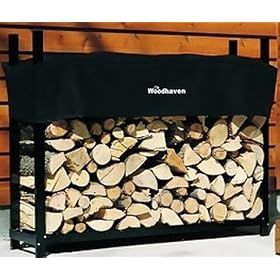 Woodhaven 5ft. Firewood Rack Outdoor w/ Standard Cover
