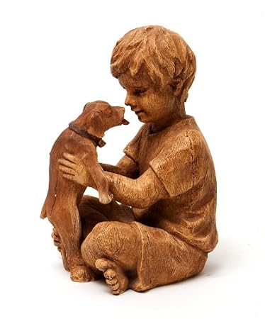 "Buddie" Boy with Dog