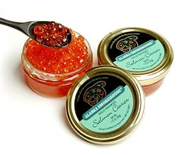 Alaska Smokehouse Wild Smoked Salmon Caviar, 1.75-Ounce Jar  (Pack of 2)