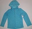 So Girls Houndstooth Print Blue Jacket with Removable Hood