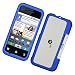 Motorola BACKFLIP MB300 Rubberized Protector Hard Case Blue