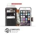 iPhone 6 Case, Verus [Layered Dandy][Black] - [Premium Leather Wallet][Slim Fit][Card Slot] For Apple iPhone 6 4.7