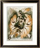 Josephine Baker Dancer in an Elaborate and Revealing Costume Framed Art Poster Print by Armand Vallee, 27x33