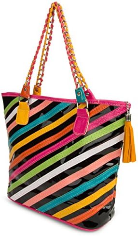 VG Harmony Series Rainbow Crosswise Top Handle Shoulder Handbag / Tote / Purse