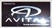 (2) AVITAL Warning Stickers. Car Alarm Security System Decals