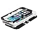 MYBAT IPHONE5HPCTUFFSO003NP Premium TUFF Case for iPhone 5 - 1 Pack - Retail Packaging - Black/Solid White