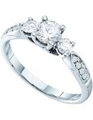 0.81CTW DIAMOND BRIDAL RING