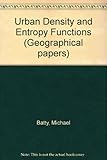 Urban density and entropy functions