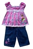 Toddler Girls 2pc Disney Princess Tiana Denim Capri Pants Set