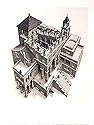 (11x14) M.C. Escher (Ascending and Descending) Art Poster Print