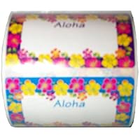 Name Tags Hibiscus 100 pc