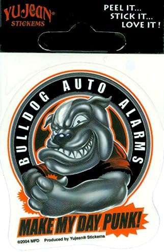 Mindfull Designs - Bulldog Auto Alarms - Mini Car Alarm Sticker / Decal