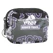 TCU Logo Texas Christian Micro Purse Coin Key ID Case -SMALL WRIST WALLET for Man or Woman - Runners Joggers Walkers Fits most Digital Cameras, Running Accessories