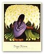 The Flower Seller, 1942 by Diego Rivera 24"x24" Art Print Poster