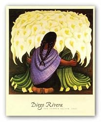 The Flower Seller, 1942 by Diego Rivera 24"x24" Art Print Poster