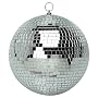 Silver 250mm Lightweight Mirror Ball. Boxed