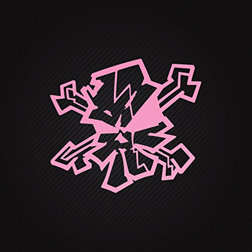 Stickers Decal Graffiti Skull waterproof Motorbike Activity Stable T Pink (18 X 15.9 In)