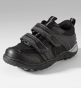 Young Boys Sporty Coated Leather Shoes