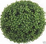 13 inch Artificial Boxwood Ball Topiary Plant