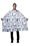 Betty Dain Betty Dain Vintage Barber Cutting Cape, White, 3.68 Ounce