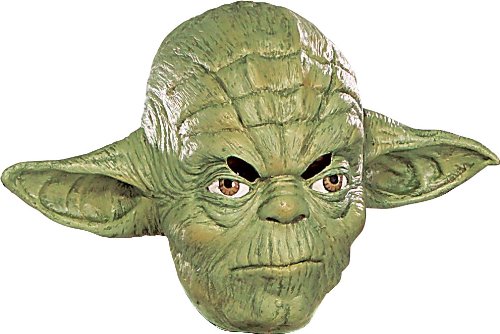  Child Kids Star Wars Green Yoda Costume Mask Vinyl