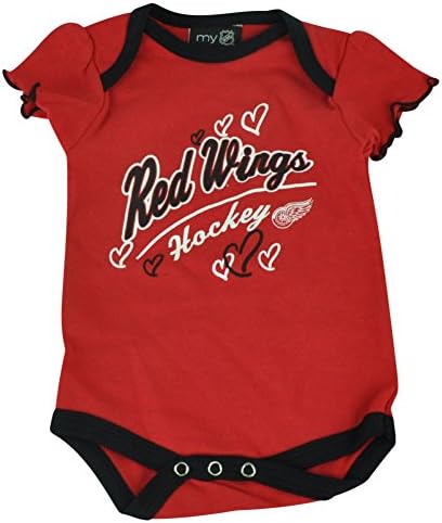 NHL Detroit Red Wings Owl Creek Infant Bodysuit Baby New Born Creeper 12 Months