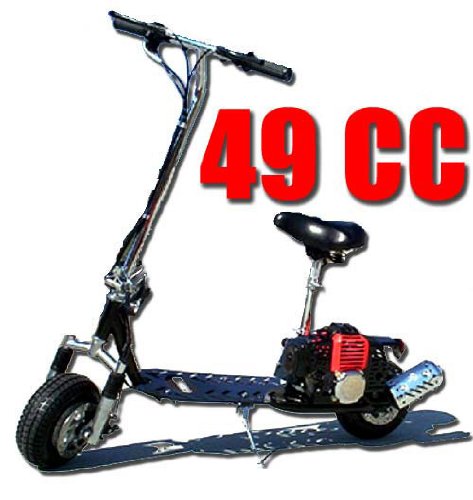 49cc Gas Scooter w/9 Upgrades, 5 Colors to Choose From!