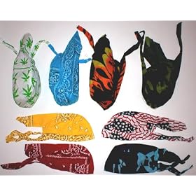 Wholesale Lot 12 Skull Caps Durags Motorcylce Clothing