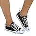Twisted Women's Kix Dul Double Eyelet Fashion Sneaker - BLACK FLORAL, Size 9