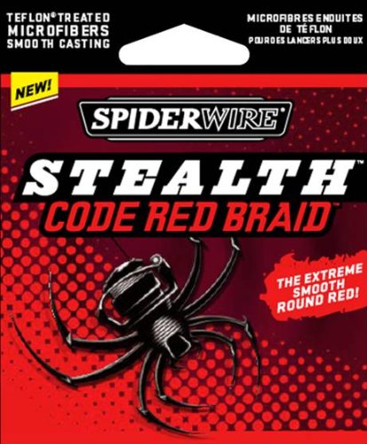 Spiderwire Stealth Code Red Braid Line 10lb 300 Yd New
