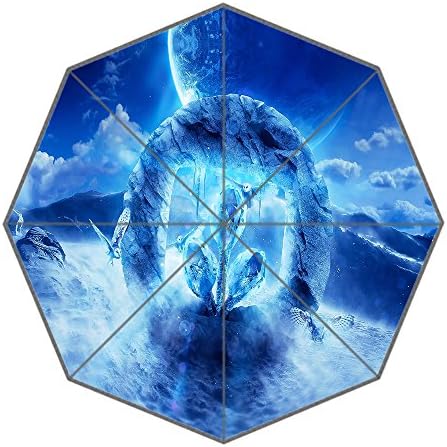 Stylish Custom NCAA Oregon Ducks Foldable Umbrella Waterproof Pongee and Polyester Fabric