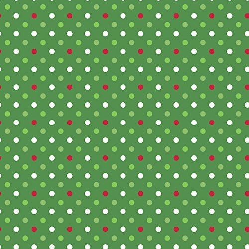 Christmas Dots Fleece Throw Blanket with Finished Edges
