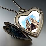 Pugster Landmark Gothic Architecture Photo Large Pendant Necklace